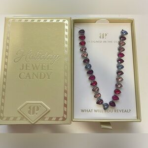 Bomb Party Jewel Candy Necklace “Holiday Confections” in Moonlit Merlot